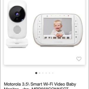 SOLD Motorola WiFi baby monitor